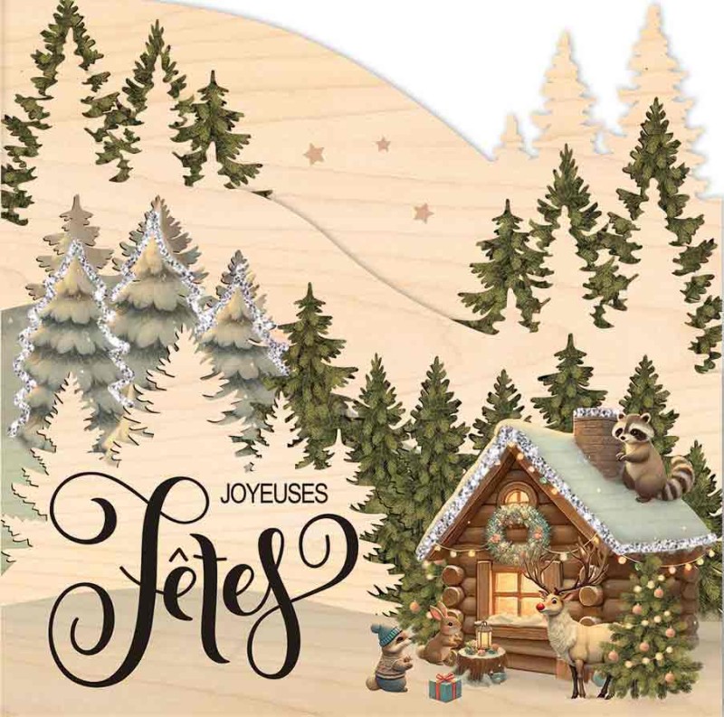 Christmas sleighs Christmas sleighs-Christmas Greeting cards-Cartobois